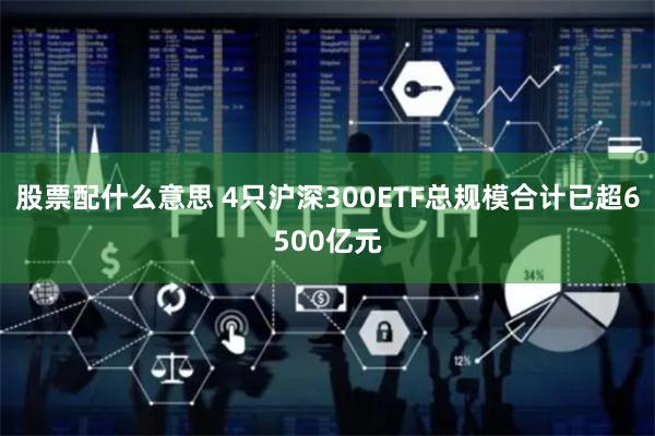 股票配什么意思 4只沪深300ETF总规模合计已超6500亿元